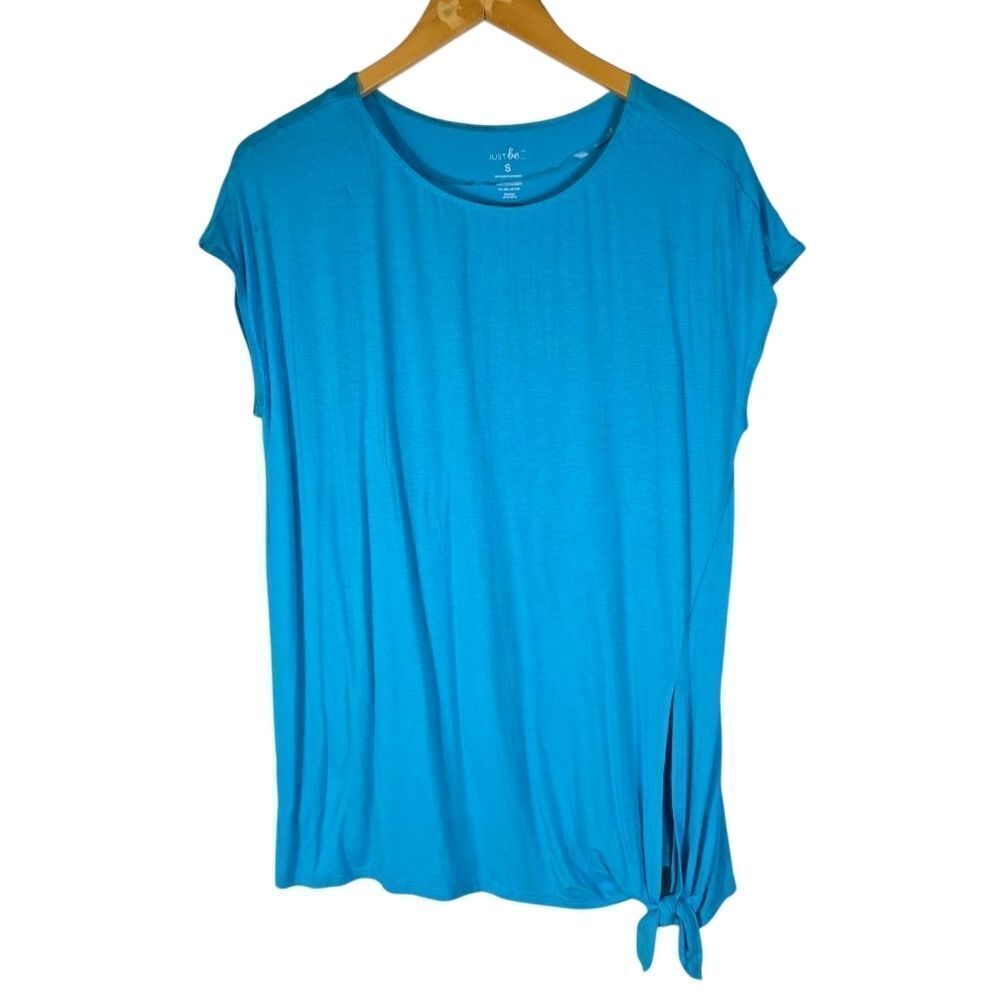 Just Be Bright Blue Women's Short Sleeve Tee